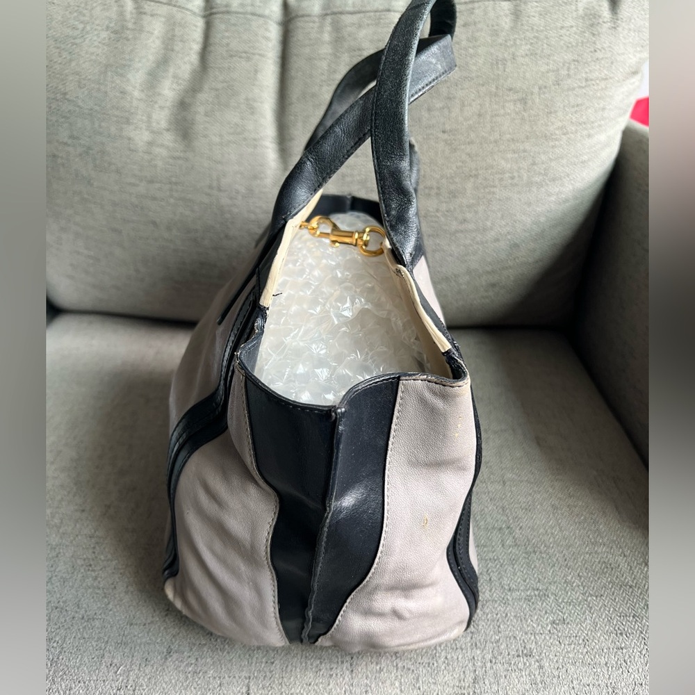 Chloe black and gray color block Allison bag - Picture 5 of 16